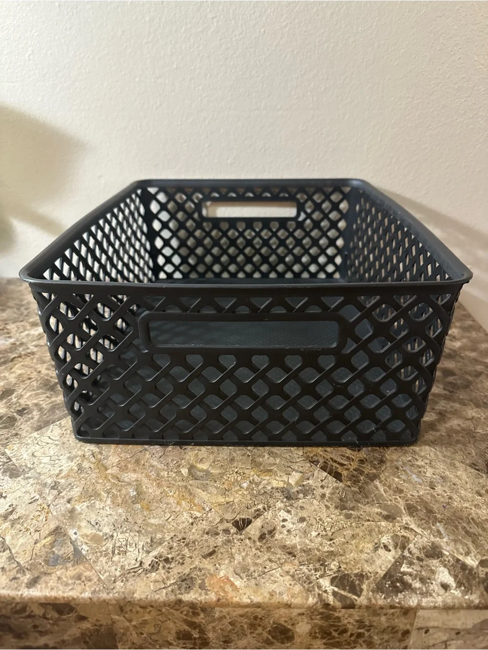 Black Plastic Basket